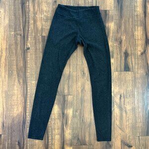 Brandy Melville Jaycee Waffle Leggings in Dark Gray Heather